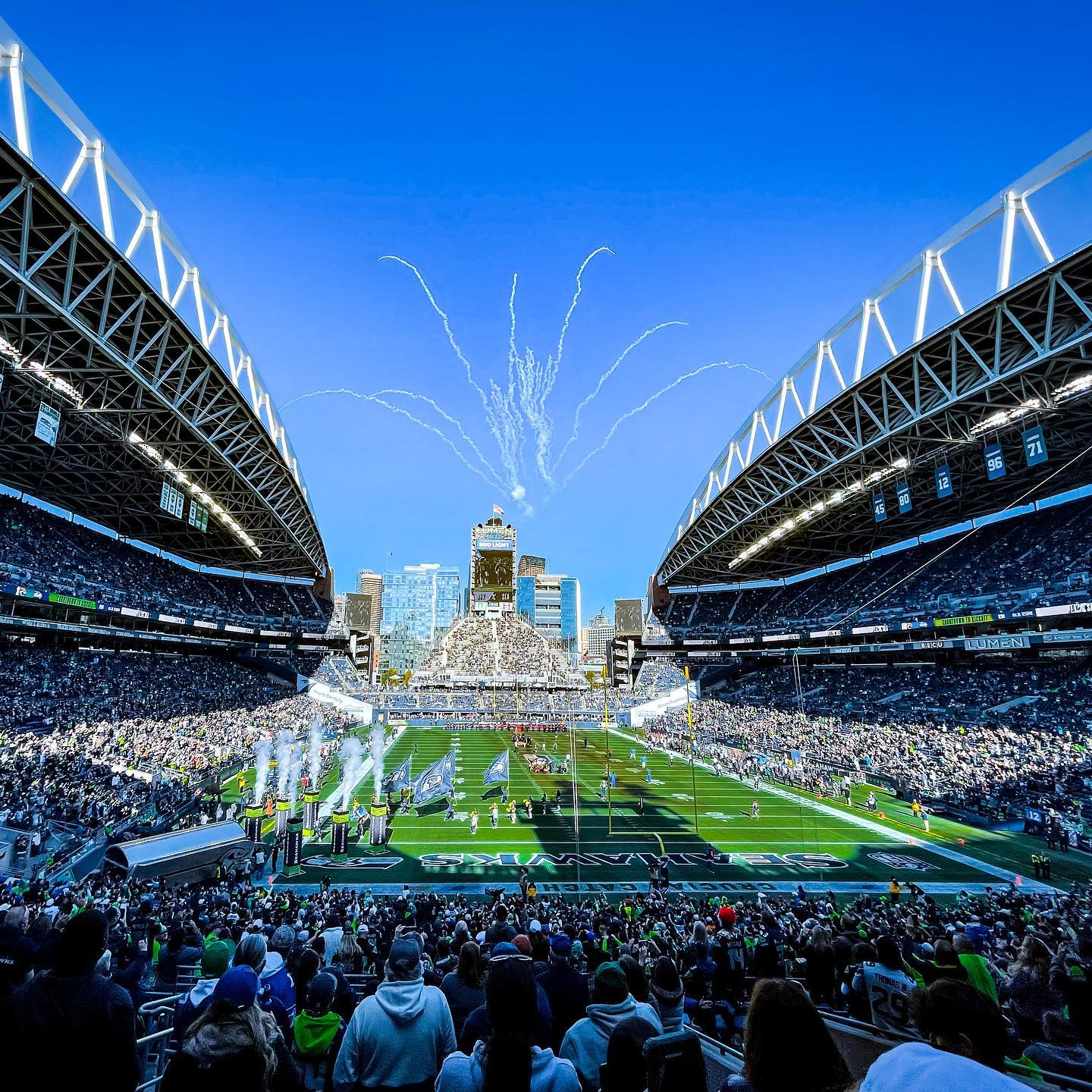 Cheer with some of the loudest fans in the NFL. Credit: @lumenfield