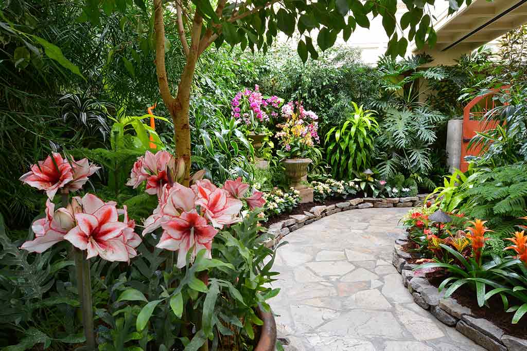Strolling through The Butchart Gardens is a popular thing to do on a romantic weekend in Victoria