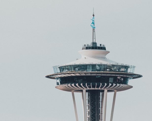 Get a bird's-eye view of the city from 520 feet above.