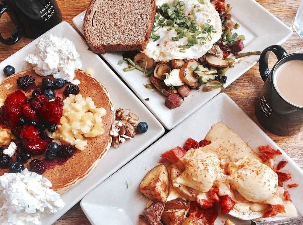Warm up on a gray morning with a hearty meal at one of Seattle's array of brunch spots. Credit: Portage Bay Cafe
