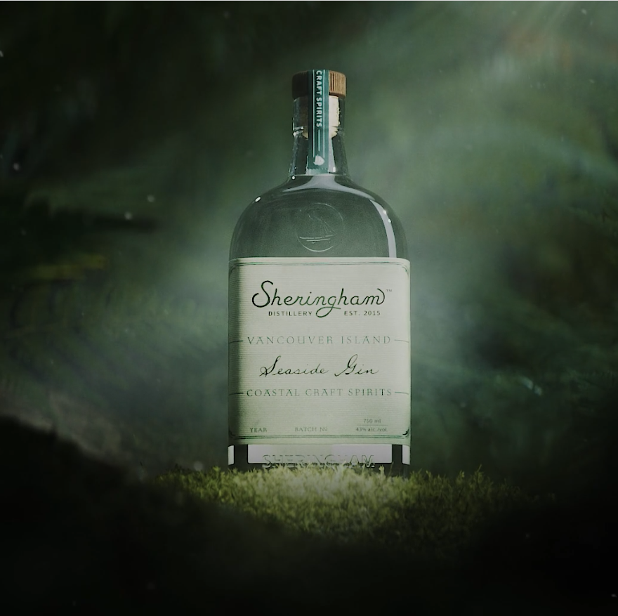 bottle of Seaside Gin