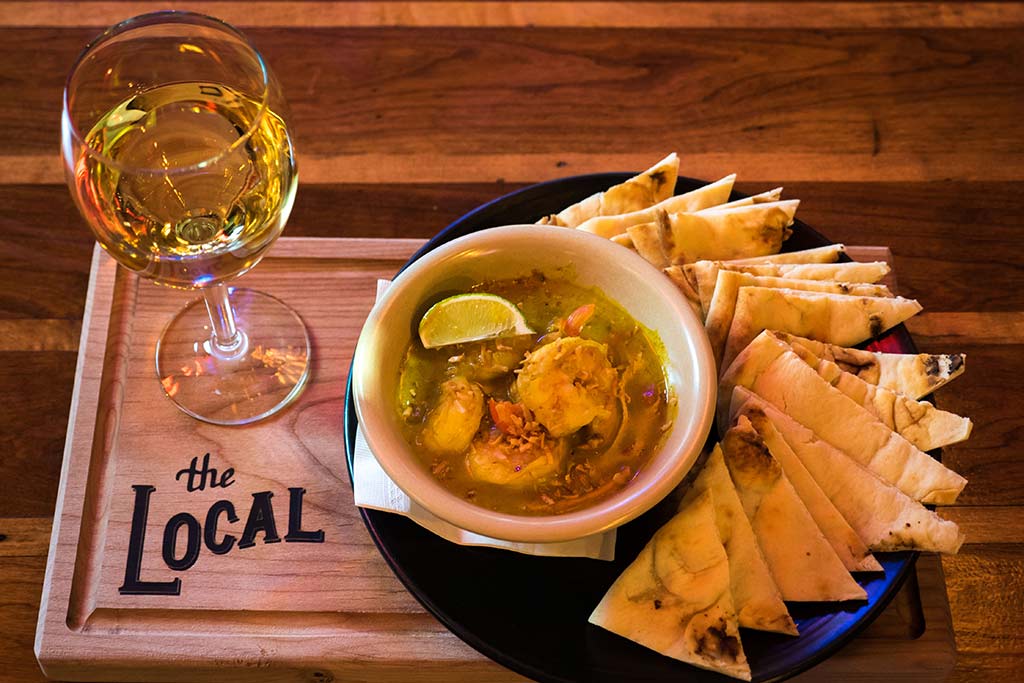 Split a plate of small bites while you relax over a glass of wine at the Local. Credit: Luke Connor Visual for the Local