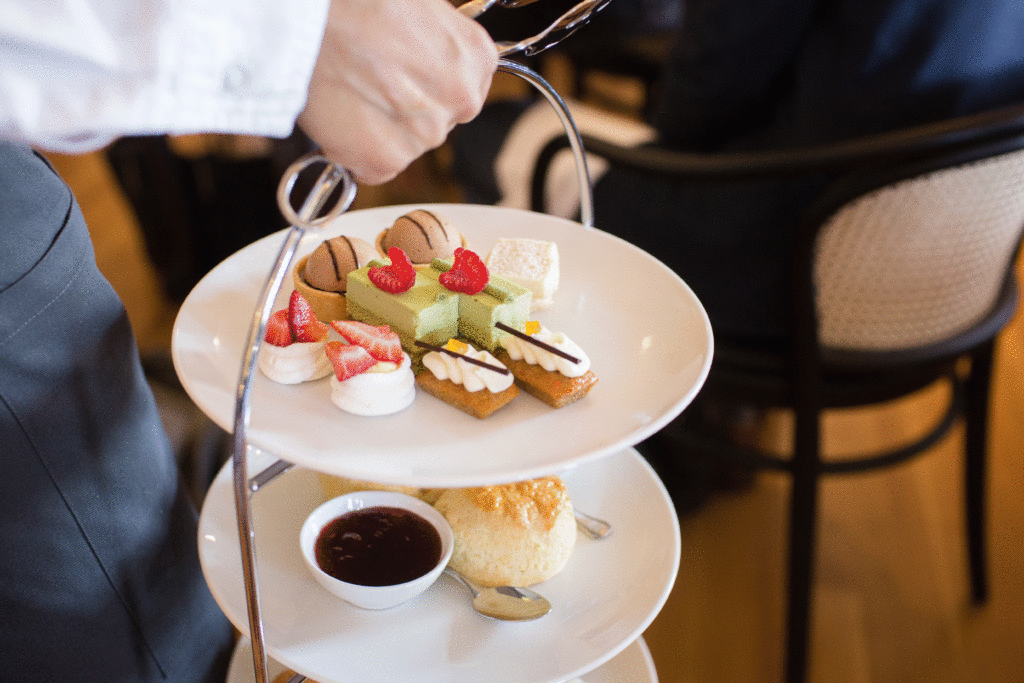 Tea at the Fairmont Empress includes many delicious treats.